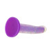 Фалоімітатор, що світиться в темряві, ADDICTION Rave 8″, Glow in the Dark Dildo Purple Confetti, 20,3 см - Фото №6