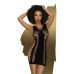 Мини-платье с сюрреалистическим узором Penthouse - Juicy Poison Black XL - Фото №1