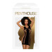 Мини-платье с сюрреалистическим узором Penthouse - Juicy Poison Black XL - Фото №3