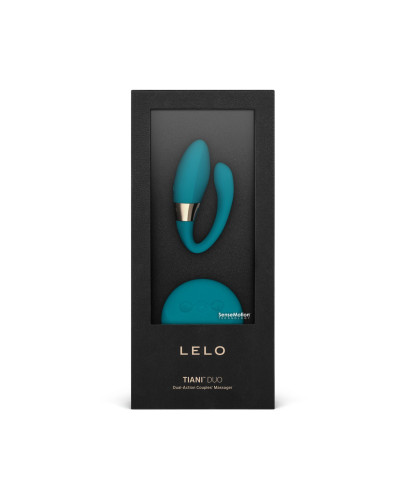 Вібратор для пар LELO Tiani Duo Ocean Blue, 2 мотори, пульт ДК - Фото №8