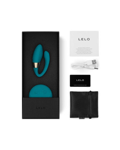 Вібратор для пар LELO Tiani Duo Ocean Blue, 2 мотори, пульт ДК - Фото №9