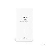 Презервативи LELO HEX Condoms Original 12 Pack, тонкі та суперміцні