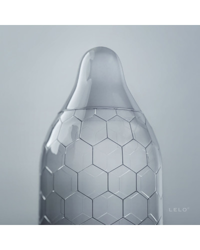 Презервативи LELO HEX Condoms Original 12 Pack, тонкі та суперміцні - Фото №2