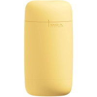 Мастурбатор TENGA PUFFY Custard Yellow, ультрам’який матеріал, багаторазовий, наскрізний