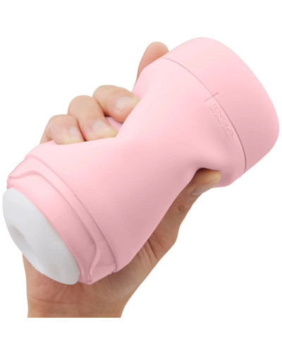 Мастурбатор TENGA PUFFY Strawberry Pink, ультрам’який матеріал, багаторазовий, наскрізний - Фото №6