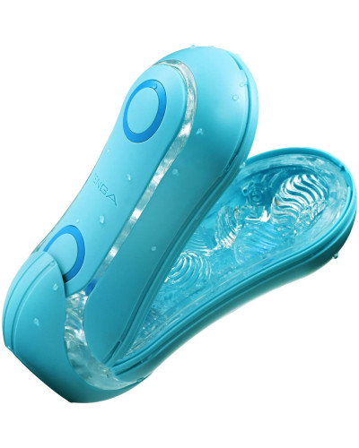 Мастурбатор Tenga Flip Orb — Ocean Blue, з можливістю зміни тиску та стимулювальними кульками всередині - Фото №3