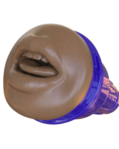 Мастурбатор-ротик Fleshlight Boost Blow Medium Dark Flesh, плаваючі кільця Turbo Tech - Фото №3