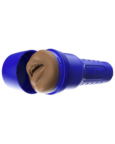 Мастурбатор-ротик Fleshlight Boost Blow Medium Dark Flesh, плаваючі кільця Turbo Tech - Фото №7