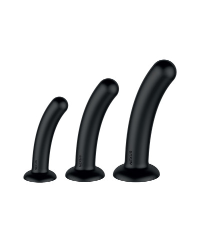 Набір дилдо Nexus Dilating Set (17см, 15см, 12,5см) - Фото №1