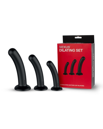Набір дилдо Nexus Dilating Set (17см, 15см, 12,5см) - Фото №6
