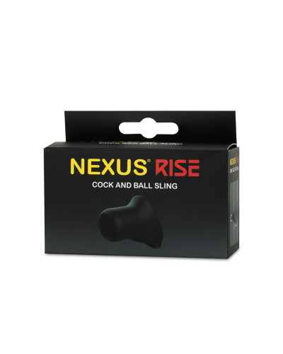 Эрекционное кольцо Nexus Rise Cock and Ball Sling - Фото №7