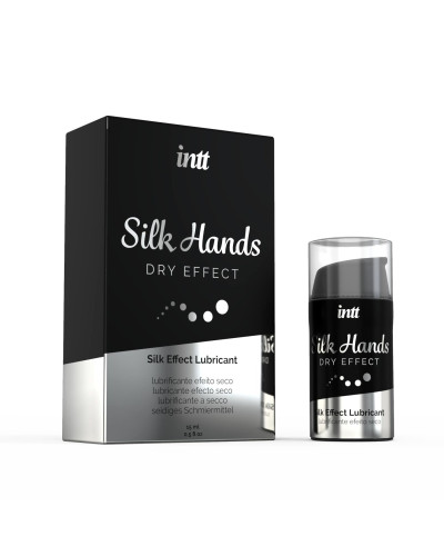 Ультрагуста силіконова змазка Intt Silk Hands (15 мл) з матовим ефектом, шовковистий ефект - Фото №1