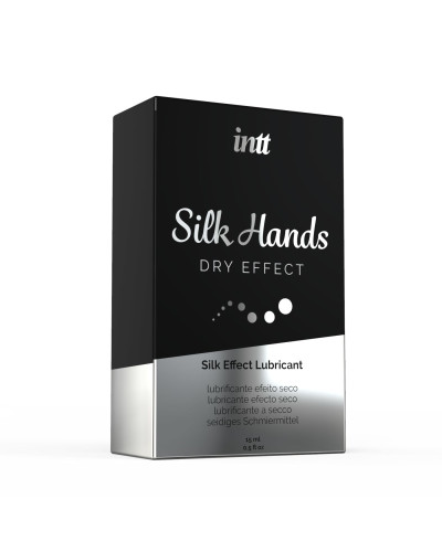 Ультрагуста силіконова змазка Intt Silk Hands (15 мл) з матовим ефектом, шовковистий ефект - Фото №3