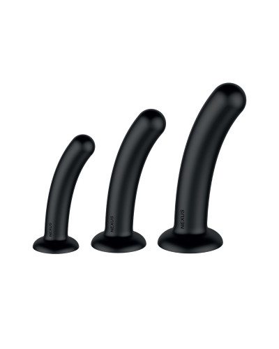 Набір дилдо Nexus Dilating Set (17см, 15см, 12,5см) (м'ята упаковка!!!) - Фото №1