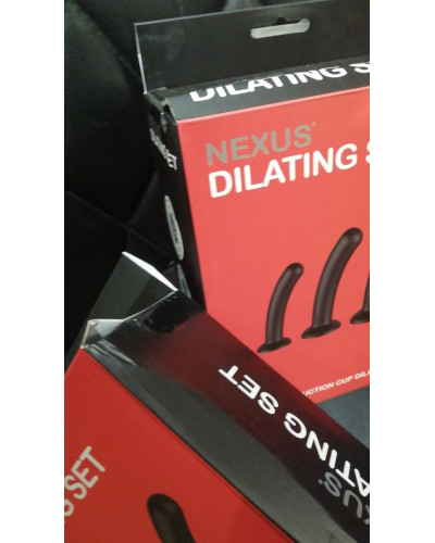 Набір дилдо Nexus Dilating Set (17см, 15см, 12,5см) (м'ята упаковка!!!) - Фото №2