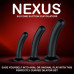 Набір дилдо Nexus Dilating Set (17см, 15см, 12,5см) (м'ята упаковка!!!) - Фото №8
