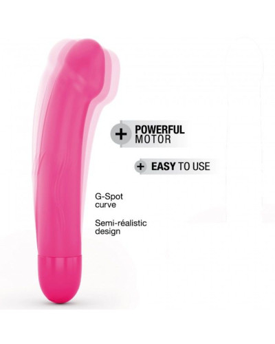 Вібратор Dorcel Real Vibration M Magenta 2.0, діаметр 3,7см, перезаряджається, для точки G - Фото №1