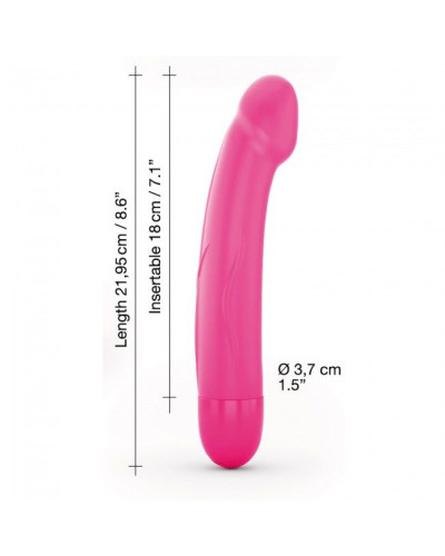 Вібратор Dorcel Real Vibration M Magenta 2.0, діаметр 3,7см, перезаряджається, для точки G - Фото №3