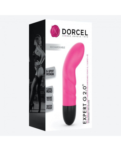 Вибратор Dorcel Expert G 2.0 Magenta для точки G, перезаряжаемый - Фото №3