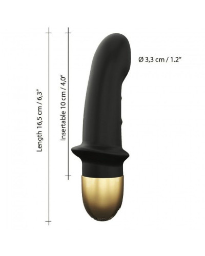 Вібратор Dorcel Mini Lover Black 2.0 перезаряджуваний, для точки G і масажу простати - Фото №5