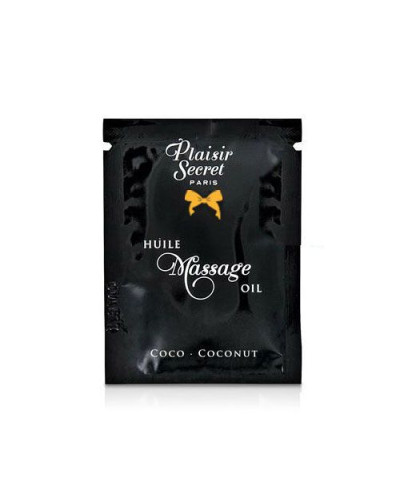 Пробник масажної олії Plaisirs Secrets Coconut (3 мл) - Фото №1
