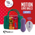 Вагінальні кульки з масажем і вібрацією FeelzToys Motion Love Balls Jivy з пультом ДК, 7 режимів - Фото №1