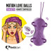 Вагинальные шарики с массажем и вибрацией FeelzToys Motion Love Balls Twisty с пультом ДУ, 7 режимов - Фото №2