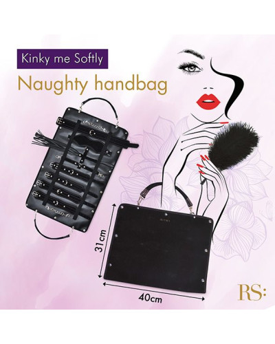Подарунковий набір для BDSM RIANNE S — Kinky Me Softly Black: 8 предметів для задоволення - Фото №3