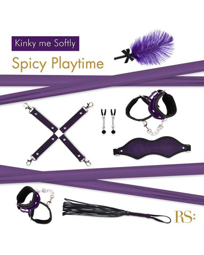 Подарунковий набір для BDSM RIANNE S — Kinky Me Softly Purple: 8 предметів для задоволення - Фото №2