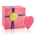 Вибратор-сердечко Rianne S: Heart Vibe Coral, 10 режимов, медицинский силикон, подарочная упаковка - Фото №1