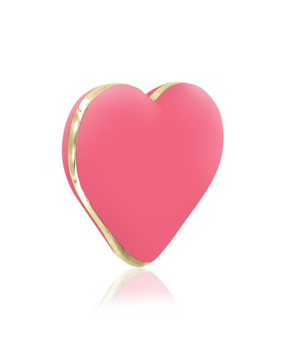 Вибратор-сердечко Rianne S: Heart Vibe Coral, 10 режимов, медицинский силикон, подарочная упаковка - Фото №2