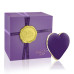 Вібратор-сердечко Rianne S: Heart Vibe Purple, 10 режимів, медичний силікон, подарункове паковання - Фото №1