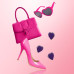 Вібратор-сердечко Rianne S: Heart Vibe Purple, 10 режимів, медичний силікон, подарункове паковання - Фото №4