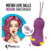 Вагинальные шарики с жемчужным массажем FeelzToys Motion Love Balls Foxy с пультом ДУ, 7 режимов - Фото №2