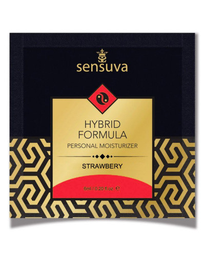 Пробник Sensuva - Hybrid Formula Strawberry (6 мл) - Фото №1