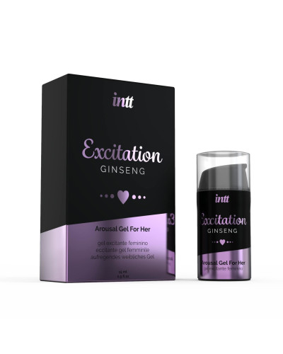 Збуджувальний гель Intt Excitation (15 мл) з екстрактом женьшеню, з ефектом вібрації - Фото №1