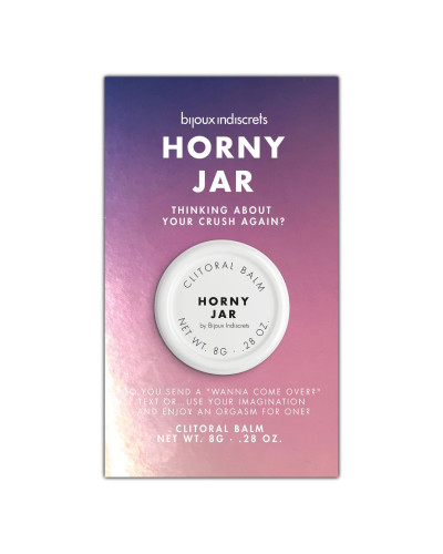 Бальзам для клітора Bijoux Indiscrets Horny Jar (Тремти від задоволення), розігрівальний - Фото №2