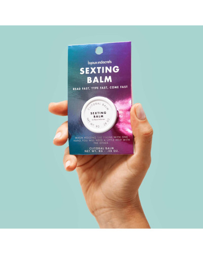 Бальзам для клітора Bijoux Indiscrets Sexting Balm (Пиши, грай та запалюй), розігрівальний - Фото №3