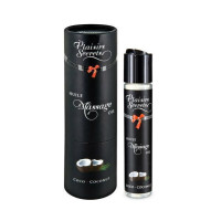 Масажна олія Plaisirs Secrets Coconut (59 мл) з афродизіаками, їстівна, подарункова упаковка