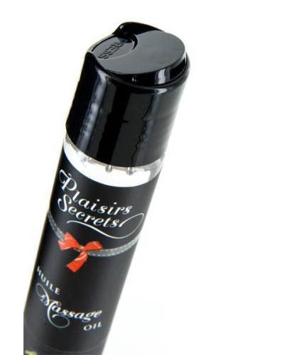 Масажна олія Plaisirs Secrets Vanilla (59 мл) з афродизіаками, їстівна, подарункове паковання - Фото №2