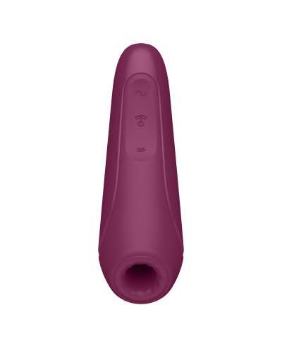 Вакуумний кліторальний стимулятор Satisfyer Curvy 1+ Rose Red з керуванням через інтернет - Фото №4