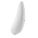 Вакуумный клиторальный стимулятор Satisfyer Curvy 1+ White с управлением через интернет - Фото №2