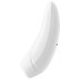 Вакуумный клиторальный стимулятор Satisfyer Curvy 1+ White с управлением через интернет - Фото №6