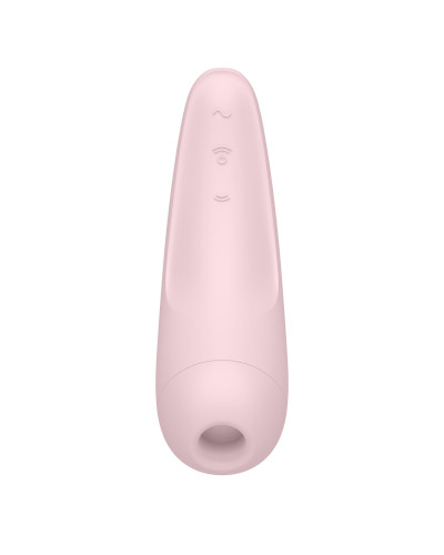 Вакуумний кліторальний стимулятор Satisfyer Curvy 2+ Pink з керуванням через інтернет - Фото №4