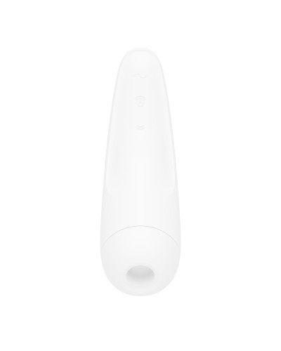 Вакуумний кліторальний стимулятор Satisfyer Curvy 2+ White з керуванням через інтернет - Фото №3