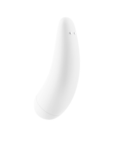 Вакуумний кліторальний стимулятор Satisfyer Curvy 2+ White з керуванням через інтернет - Фото №6