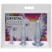 Набір анальних пробок Doc Johnson Crystal Jellies Anal - Clear, макс. діаметр 2см - 3 см - 4 см - Фото №2