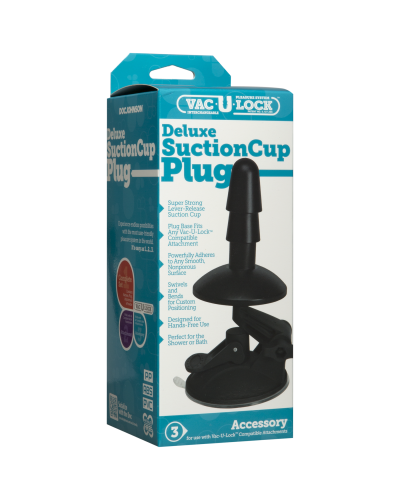 Крепление для душа с присоской Doc Johnson Vac-U-Lock - Deluxe Suction Cup Plug для игрушек - Фото №3