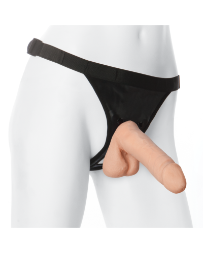 Трусики зі страпоном Doc Johnson Vac-U-Lock 7 Inch ULTRASKYN Ultra Harness, діаметр 4,3 см - Фото №1