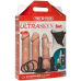 Набір для страпона Doc Johnson Vac-U-Lock Dual Density UltraSKYN Set, діаметр 3×4,5см - Фото №5